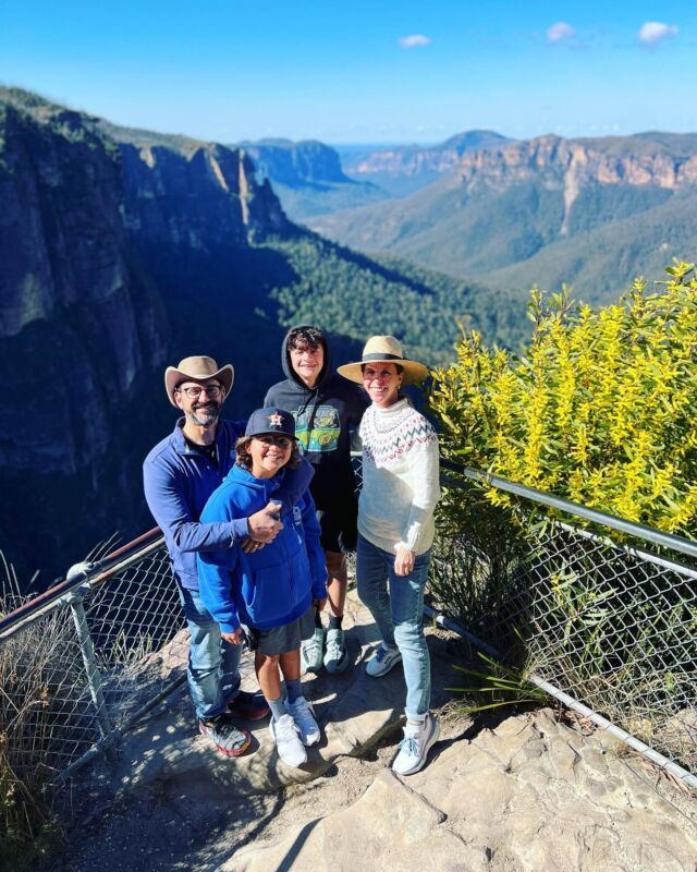 What a stunner of a day in the Blue Mountains with this fun loving family. Thanks Sarah, Ramsey, Reid and Jack for touring with us.....#sydney #bluemountains #australia #familytravel #familytrip #nature #visitnsw #travelgram #fifawomensworldcup #yoursydneyguide #sydneytourism